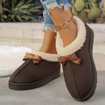 Xajzpa Winter Women's Slipper Fashion Fuzzy Fur Anti-slip Soft Sole Outdoor Indoor Warm Comfort Men Leisure Plush Houseshoes Couple